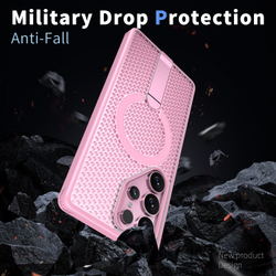 Прозрачный чехол Mesh Pro Magnetic Case для Samsung Galaxy S22 Ultra