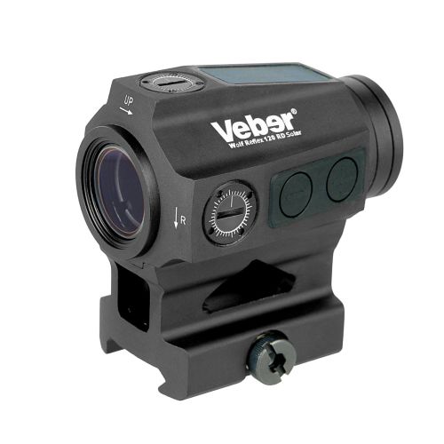 Прицел коллиматорный Veber Wolf Reflex 120 RD Solar (закрытый, объектив 20мм, weaver/picatinny, IP67, питание от солнечной батареи)