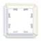 Рамка пластиковая на 1 пост Systeme Electric AtlasDesign Antique Жемчуг ATN100401