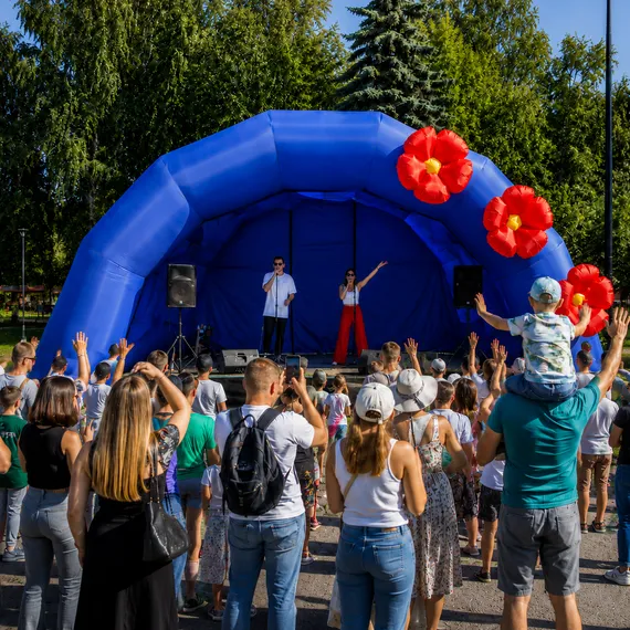 Надувная сцена "Арочная-1"