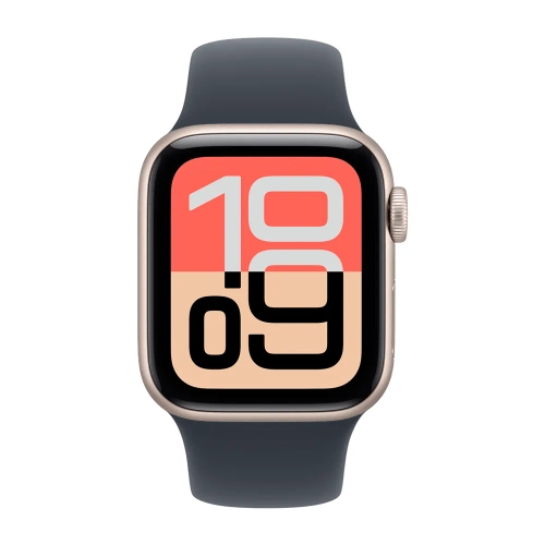 Умные часы Apple Watch SE 3 (2025) GPS, 40mm, Starlight Aluminium Case with Midnight Sport Band, M/L