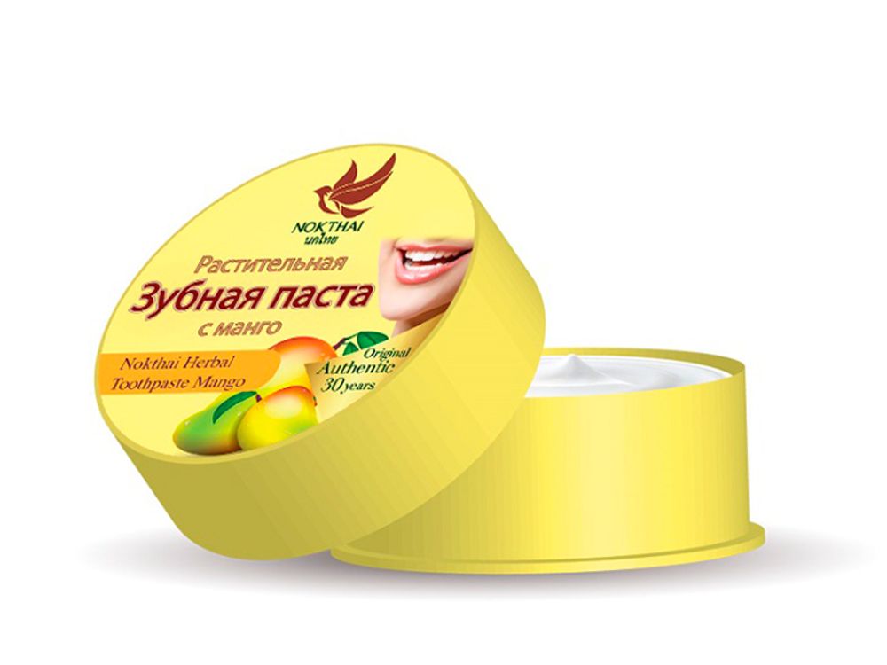NOKTHAI Растительная зубная паста с манго 25 г
