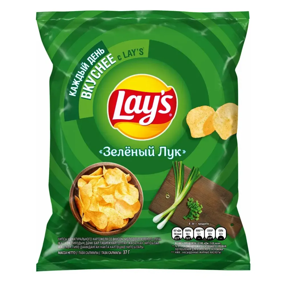 Чипсы Лейс 37г лук