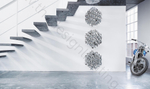 Pendant design lamp  Spiral SP03 by Verpan Panton (Gold)
