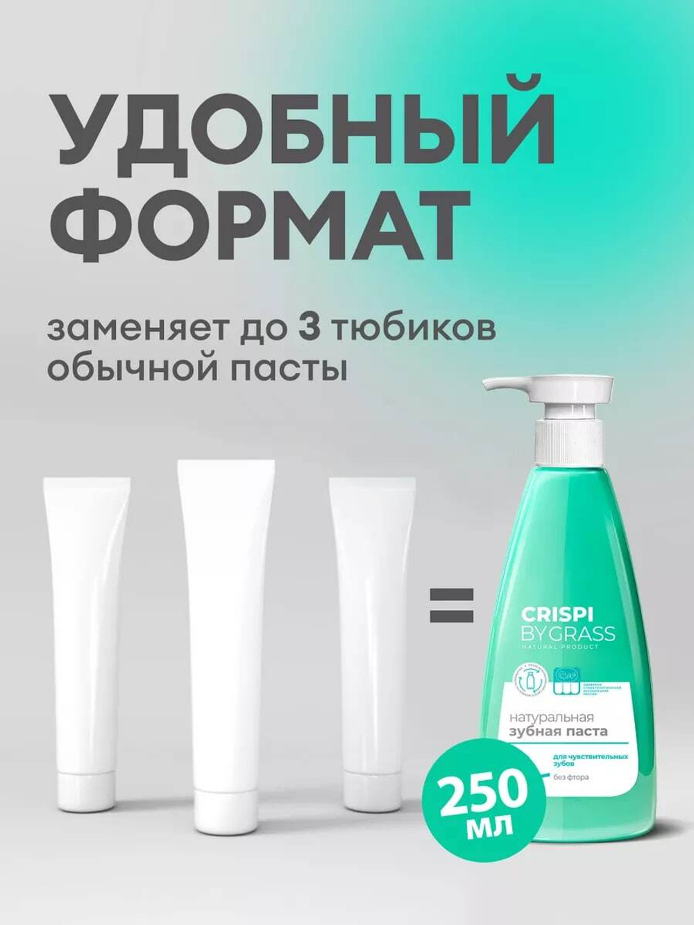 Зубная паста отбеливающая и для чувствительных зубов
