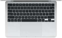 Ноутбук Apple MacBook Air A3113 M3 8 core 16Gb SSD256Gb/8 core GPU 13.6" Liquid Retina (2560x1664) macOS silver WiFi BT Cam (MC8H4LL/A)