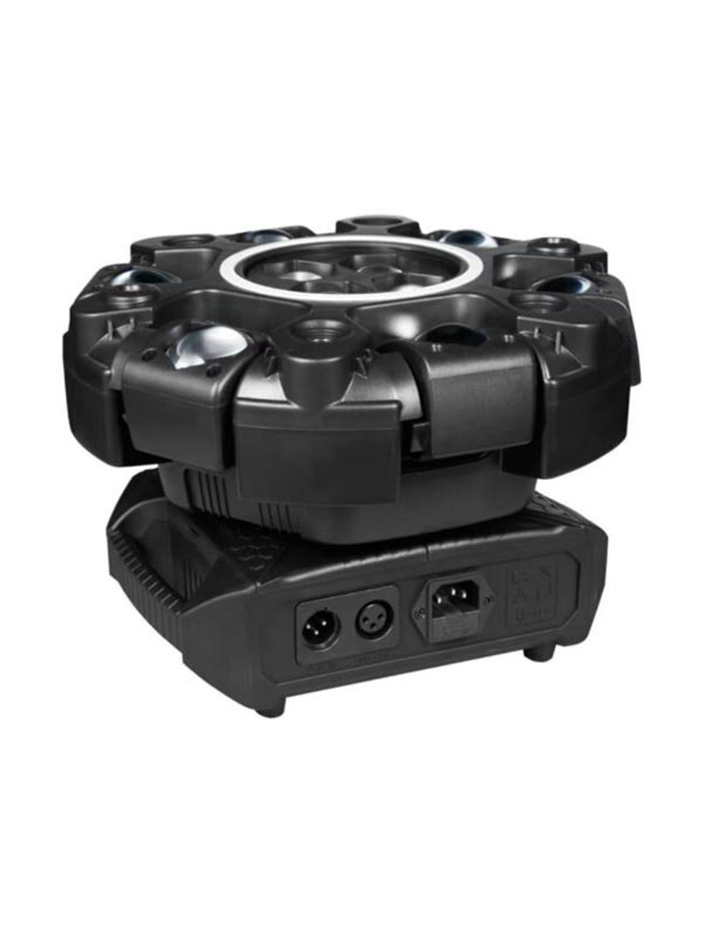 Светомузыка, движущаяся голова 150W с лазерами, стробоскопом, ПУ, DMX