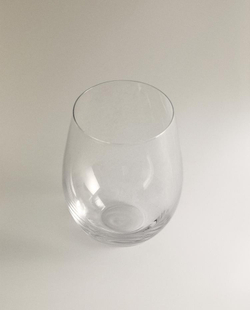 ZARA HOME СТЕКЛЯННЫЕ СТАКАНЫ ОКРУГЛОЙ ФОРМЫ (НАБОР ИЗ 3 ШТ.), ПРОЗРАЧНЫЙ