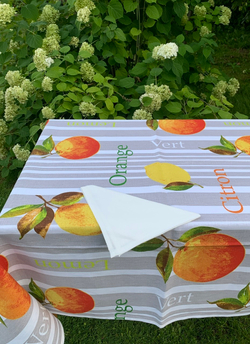 Скатерть 150x180 и 6 салфеток Dreams Citrus