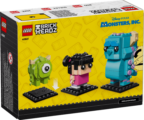 Конструктор LEGO BrickHeadz 40861 Sulley, Mike and Boo Figures