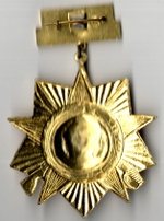 Нагрудный знак "Юный участник В.О.В" СССР