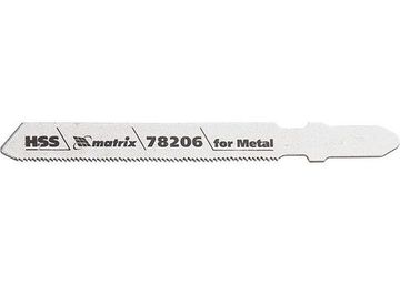 Полотна для электролобзика по металлу, 3 шт. T118G, 50 х 0,8мм, HSS Matrix 78206