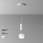 Потолочный светодиодный светильник Maytoni Zon C032CL-12W4K-RD-W