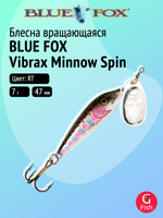 Блесна рыболовная вращающаяся Blue Fox Vibrax Minnow Spin №2, 3,5 г, TR