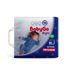 Трусики BabyGo ночные 6 (16+ кг) 26 шт.