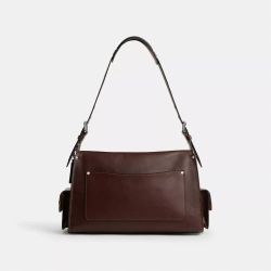 COACH СУМКА CARGO TABBY 36, ТЕМНО-КОРИЧНЕВЫЙ