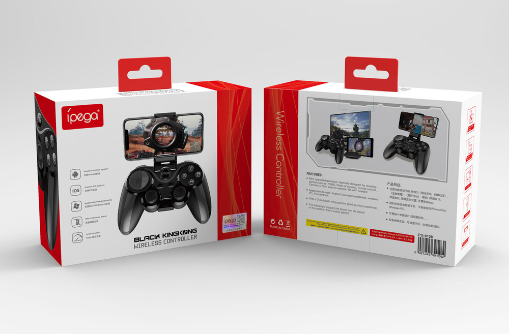 Игровой контроллер IPEGA PG-9128, для iOS/Android/Smart TV/ПК, Bluetooth 4.0, телескопический кронштейн