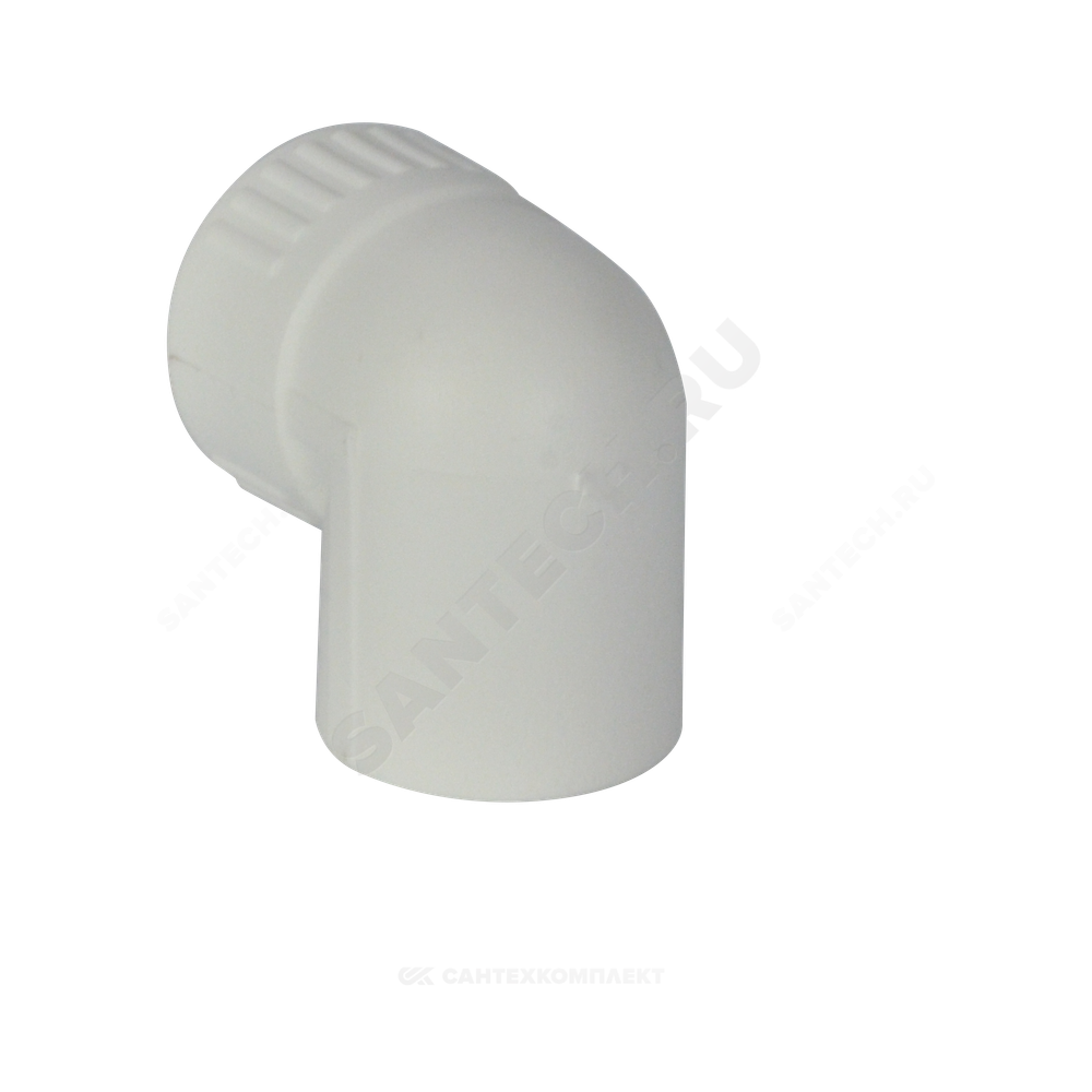 Угольник PP-R комбинированный белый Дн 20х3/4"х90гр ВР ZFPCL