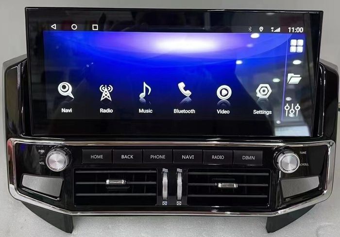 Магнитола для Mitsubishi Pajero 4 2006-2022 - Kuberg ZH-M1207 монитор 12.3" в стиле "Лексус" на Android 12, Быстрая, CarPlay, SIM-слот