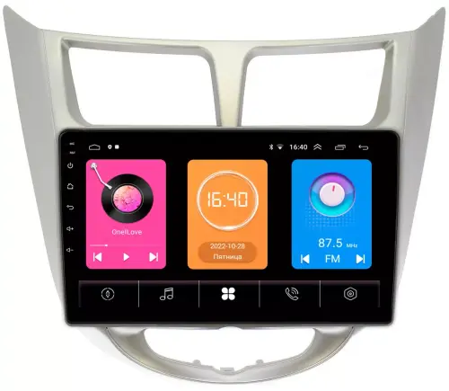 Магнитола для Hyundai Solaris 2010-2016 - GT9-9270 на Android 10