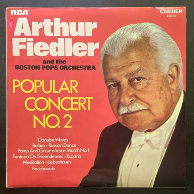 Arthur Fiedler And The Boston Pops Orchestra ‎– Popular Concert No. 2 (Англия 1969г.)