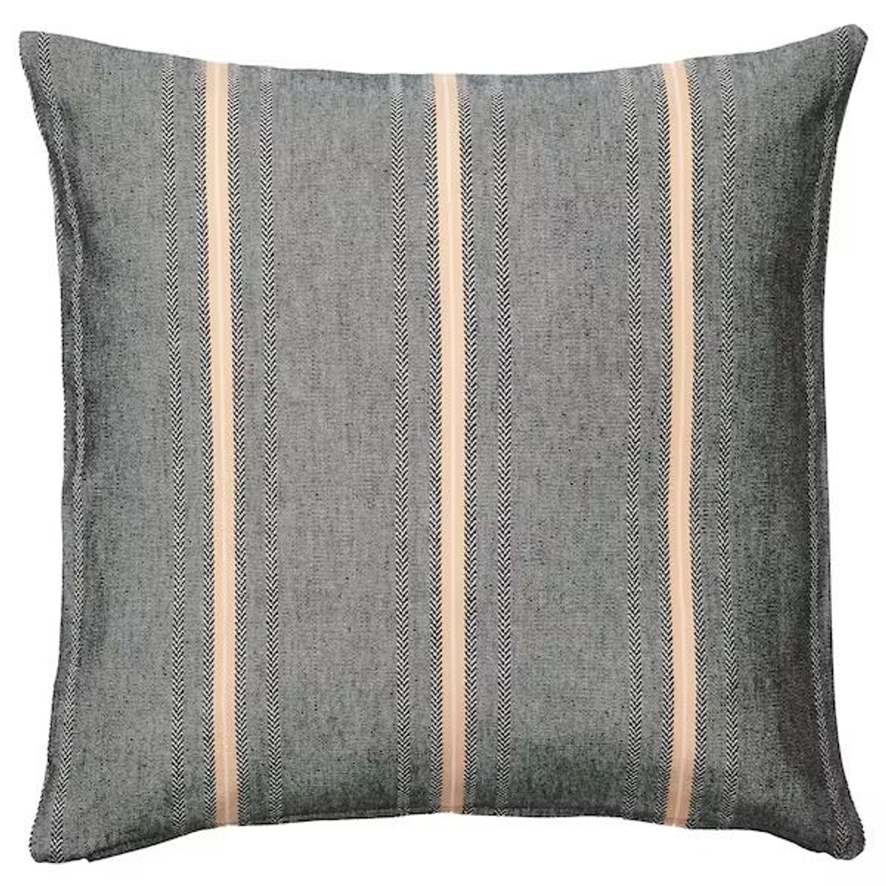 IKEA Чехол на подушку STORTIMJAN серый/бежевый 50х50 см (из Финляндии)