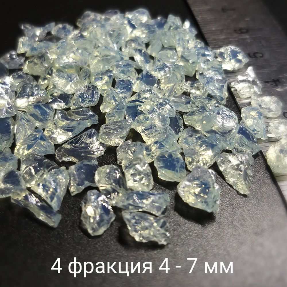 Стеклянная крошка Лунная дорожка фракция 4