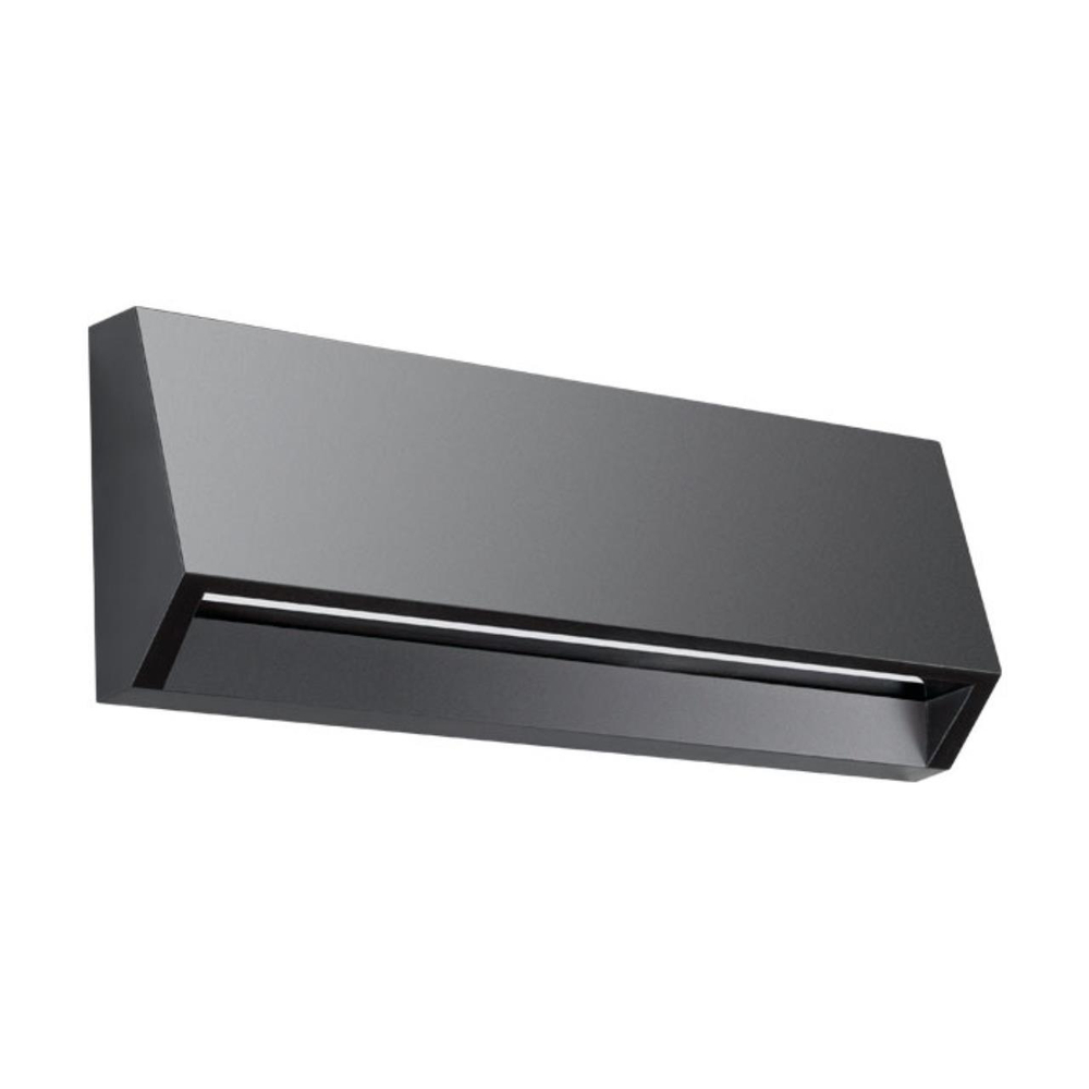 Уличный настенный светодиодный светильник 357418 STREET NT17 172 темно-серый IP65 LED 3000K 3.8W 220-240V KAIMAS