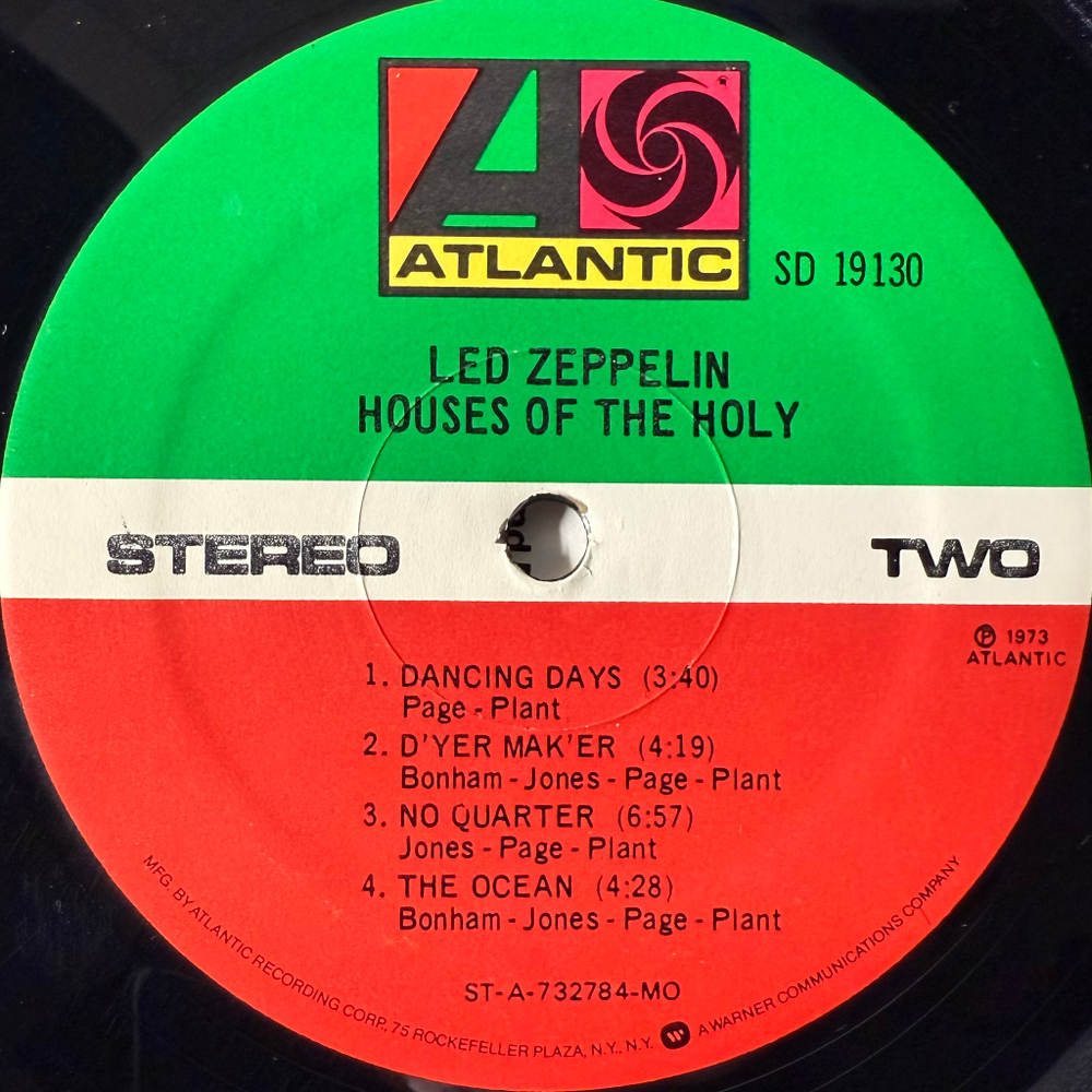 Led Zeppelin - Houses Of The Holy (США 1977г.)