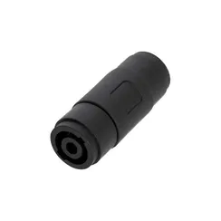 Adam Hall K4ASM4SM4 - адаптер Speakon (F) - Speakon (F), черный
