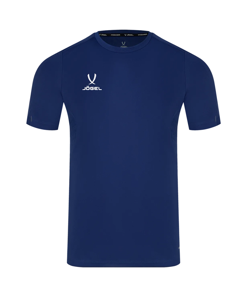 Футболка тренировочная JÖGEL PREMIER PerFormDRY Training Poly Tee, темно-синий