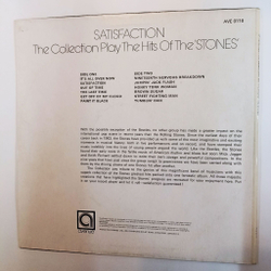 Винтажная виниловая пластинка LP The Collection Satisfaction The Collection Play The Hits Of The Rolling Stones (UK 1972)