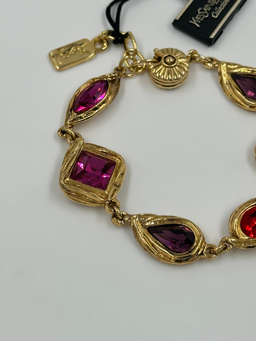 Браслет с кристаллами Yves Saint Laurent