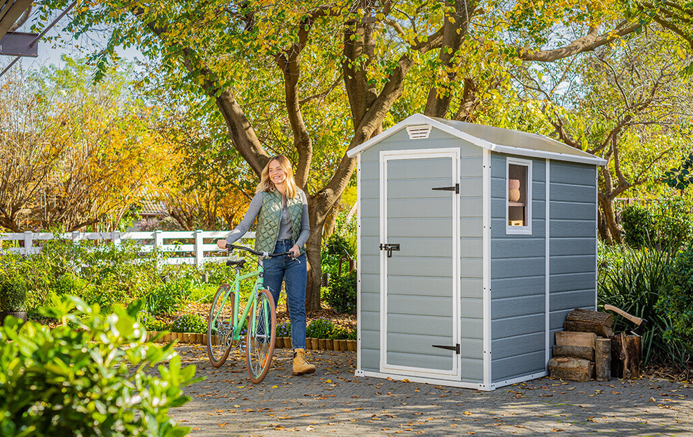 Пластиковый сарай Keter Manor 4x6