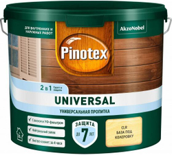 Пропитка защитная для дерева Pinotex Universal 2 в 1 берёза 2,5 л