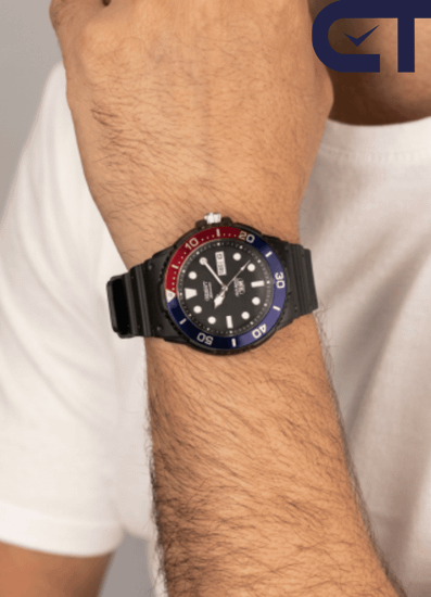 CASIO MRW-230H-1E2 — спортивные аналоговые часы с вращающимся безелем