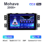 Teyes CC2 Plus 9"для Kia Mohave 2008+