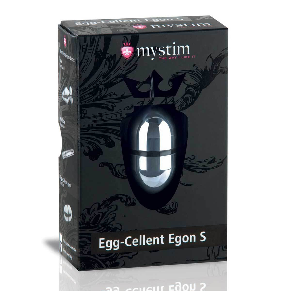 Электростимулятор Mystim Egg-Cellent Egon Lustegg размера S (Цвет: серебристый)