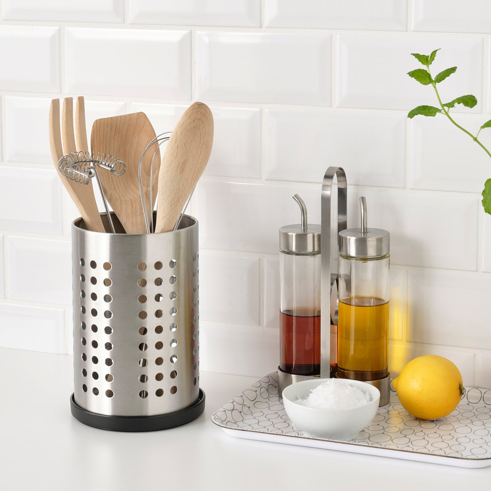 IKEA EKIPERA  (ИКЕА ЕКИПЕРА)  -  Поддон для сушилки для столовых приборов - чёрный