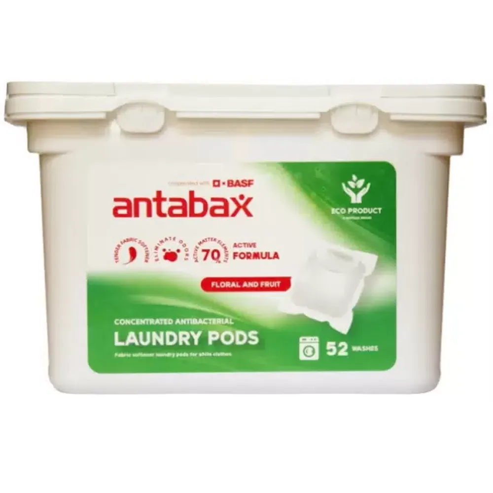 Капс для стир Antabax антибактериальные Цветы и фрукты, 52 капсулы
