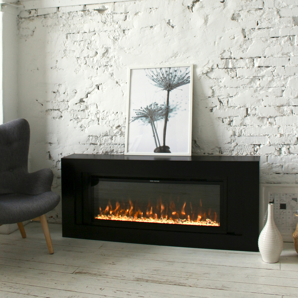 Каминокомплект Real Flame Stockholm 42/BV BLM с очагом Saphir 42