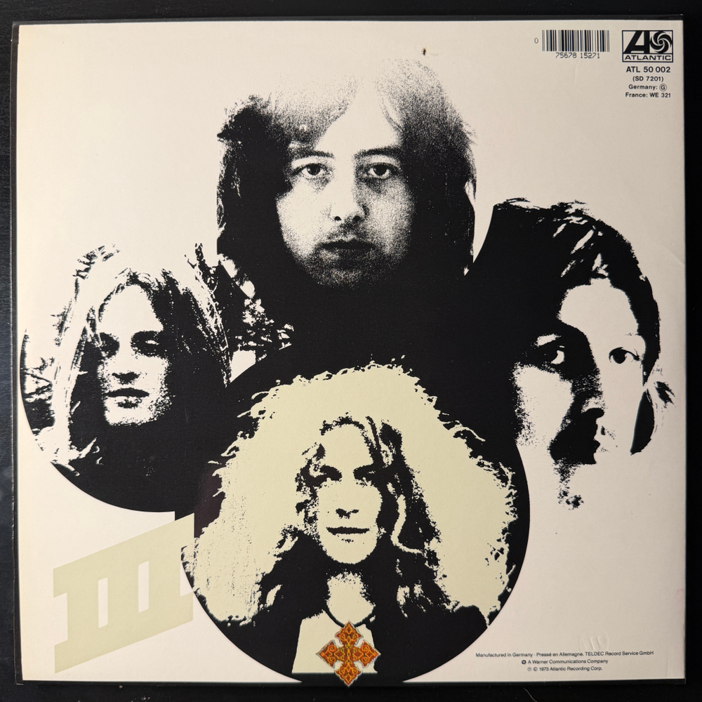 Led Zeppelin ‎– Led Zeppelin III (Германия)