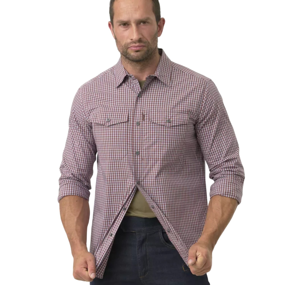 Рубашка Helikon-Tex Covert Concealed Carry Shirt Phantom Grey Checkered (3XL, Phantom Grey Checkered)
