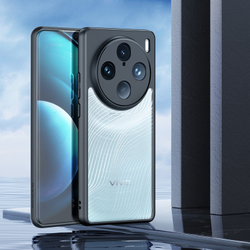 Тонкий чехол с мягкими черными рамками от Dux Ducis для Vivo X100 Pro и X100s Pro, серия Aimo Series Case