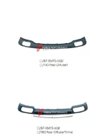 Диффузор заднего бампера для BMW 7 серии F01 F02 2008-2012 БМВ