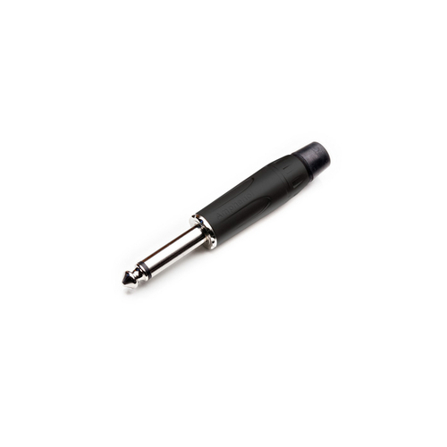 AMPHENOL ACPM-KB - Коннектор джек моно, кабельный, 6.3 мм, корпус металл, цвет - черный