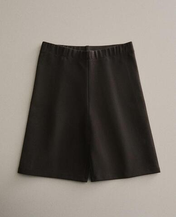 ZARA HOME КОРОТКИЕ СПОРТИВНЫЕ ЛЕГИНСЫ, КОРИЧНЕВЫЙ
