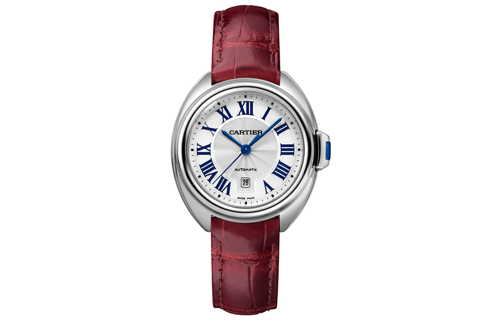 CARTIER Key Collection Automatic Mechanical Movement Women"s Watch 31mm White Dial Stainless Steel Case