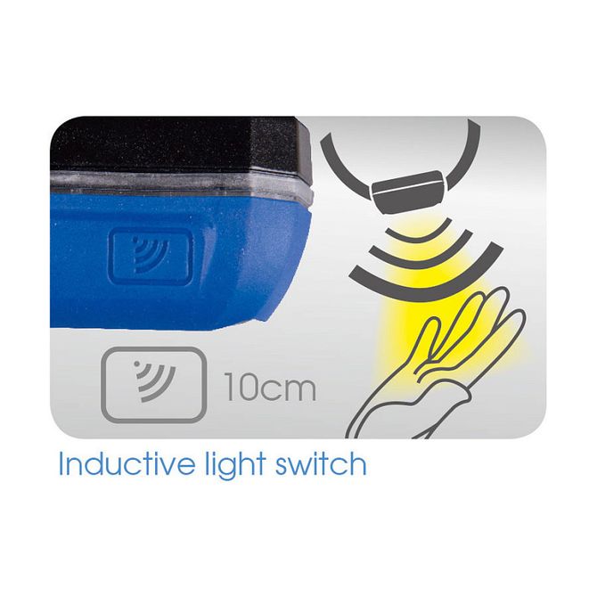 KING TONY (9TA52A) Фонарь светодиодный, налобный, 1 Led COB, 3,7 В