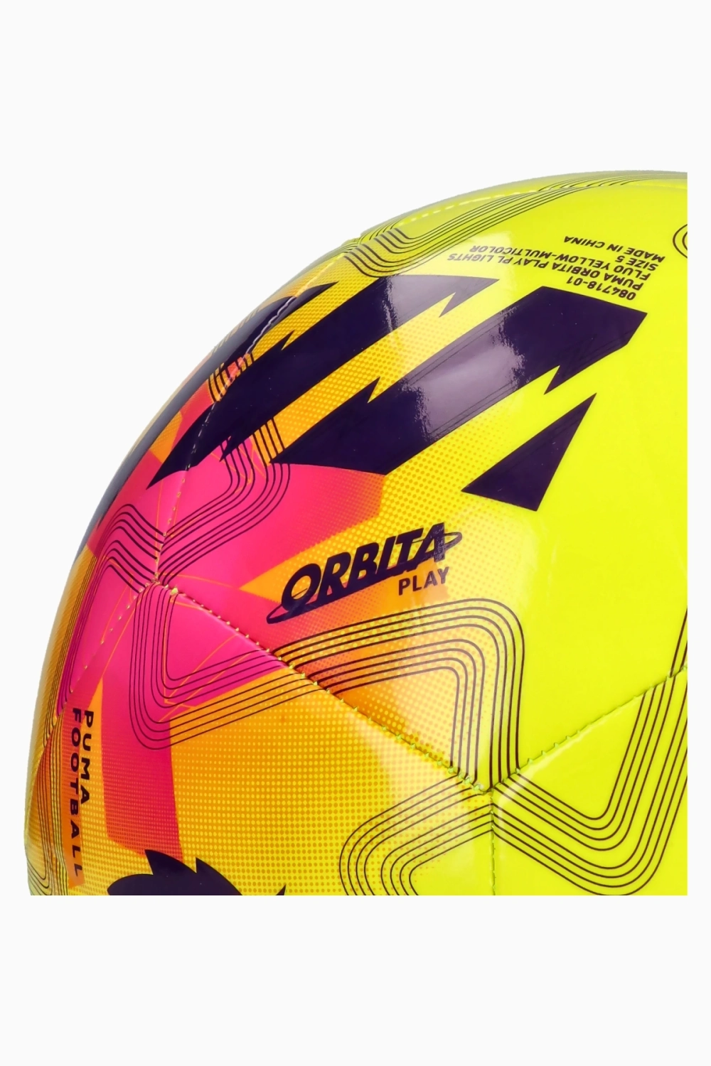 Футбольный мяч Puma Orbita Play Lights Premier League размер 5 - желтый